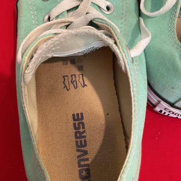 CONVERSE ALL STAR MINT GREEN (womens 9, mens 7) - Picture 6 of 7